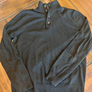 Express, Merino, Quarter Button Pullover Sweater, Size M